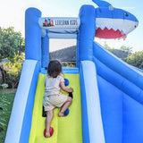 Lifespan Kids Inflatables Sharky Slide & Splash Inflatable - Lifespan Kids PESHARKY Buy online: Sharky Slide & Splash Inflatable - Lifespan Kids Happy Active Kids Australia