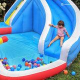 Lifespan Kids Inflatables Sharky Slide & Splash Inflatable - Lifespan Kids PESHARKY Buy online: Sharky Slide & Splash Inflatable - Lifespan Kids Happy Active Kids Australia