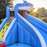 Lifespan Kids Inflatables Sharky Slide & Splash Inflatable - Lifespan Kids PESHARKY Buy online: Sharky Slide & Splash Inflatable - Lifespan Kids Happy Active Kids Australia