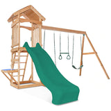 Lifespan Kids Play Centres Albert Park Wooden Play Centre with Green Slide - Lifespan Kids 9347166063434 LKPC-ALPARK-GRN Happy Active Kids Australia