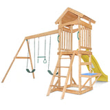 Lifespan Kids Play Centres Albert Park Wooden Play Centre with Yellow Slide - Lifespan Kids 9347166063427 LKPC-ALPARK-YEL Happy Active Kids Australia