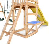 Lifespan Kids Play Centres Albert Park Wooden Play Centre with Yellow Slide - Lifespan Kids 9347166063427 LKPC-ALPARK-YEL Happy Active Kids Australia