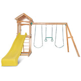 Lifespan Kids Play Centres Albert Park Wooden Play Centre with Yellow Slide - Lifespan Kids 9347166063427 LKPC-ALPARK-YEL Happy Active Kids Australia