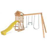 Lifespan Kids Play Centres Albert Park Wooden Play Centre with Yellow Slide - Lifespan Kids 9347166063427 LKPC-ALPARK-YEL Happy Active Kids Australia