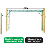 Lifespan Kids Play Centres Amazon Monkey Bars Only (3.0m) - Lifespan Kids 09347166050854 PEAMAZON3M-BARS Buy online: Amazon Monkey Bars Only (3.0m) - Lifespan Kids Australia Happy Active Kids Australia