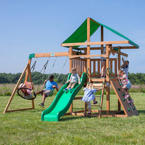 Lifespan Kids Play Centres Backyard Discovery Grayson Peak Play Centre - Lifespan Kids (Contact us for shipping quote) 752113106024 BDPC-GRAYS-SET Buy online: Backyard Discovery Grayson Peak Play Centre -Lifespan Kids Happy Active Kids Australia