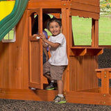 Lifespan Kids Play Centres Backyard Discovery Oakmont Cedar Play Centre - Lifespan Kids BYDOAKMONT-SET Buy online: Backyard Discovery Oakmont Play Centre - Happy Active Kids Happy Active Kids Australia