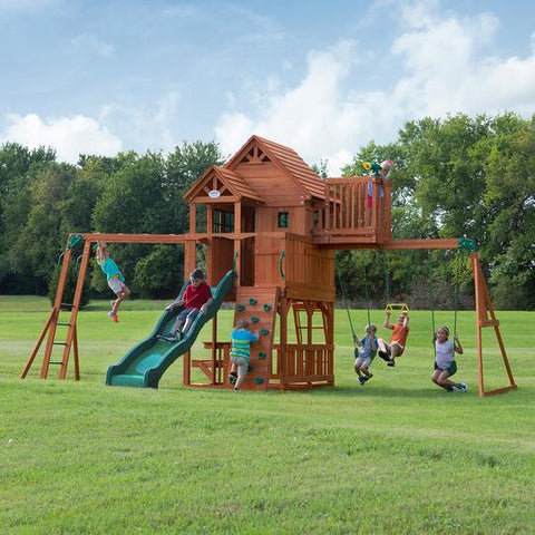 Lifespan Kids Play Centres Backyard Discovery Skyfort 2 Cedar Play Centre - Lifespan Kids - OUT OF STOCK ETA early Dec (PREORDER AVAILABLE NOW) BDPC-SKYF2-SET Buy online: BYD Skyfort 2 Cedar Cubby Play Centre - Lifespan Kids  Happy Active Kids Australia