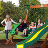Lifespan Kids Play Centres Backyard Discovery Tanglewood Play Centre - Lifespan Kids 09347166044266 BYDTANGLEWOOD-SET Buy online: Backyard Discovery Tanglewood Wooden Cedar Play Centre  Happy Active Kids Australia