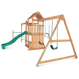 Lifespan Kids Play Centres Coburg Lake Play Centre with Monkey Bars (Green slide) - Lifespan Kids 9347166062611 LKPC-COLAKE-GRN Happy Active Kids Australia