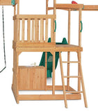 Lifespan Kids Play Centres Coburg Lake Play Centre with Monkey Bars (Green slide) - Lifespan Kids 9347166062611 LKPC-COLAKE-GRN Happy Active Kids Australia