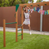 Lifespan Kids Play Centres Coburg Lake Play Centre with Monkey Bars (Green slide) - Lifespan Kids 9347166062611 LKPC-COLAKE-GRN Happy Active Kids Australia