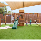 Lifespan Kids Play Centres Coburg Lake Play Centre with Monkey Bars (Green slide) - Lifespan Kids 9347166062611 LKPC-COLAKE-GRN Happy Active Kids Australia