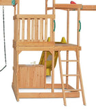Lifespan Kids Play Centres Coburg Lake Play Centre with Monkey Bars (Yellow slide) - Lifespan Kids LKPC-COLAKE-YEL Happy Active Kids Australia