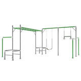 Lifespan Kids Play Centres Junior Jungle Kuranda Monkey Bars with Swing Set - Lifespan Kids - PREORDERS SOLD OUT eta 2022 LKJJ-KURNDST-B Happy Active Kids Australia