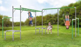 Lifespan Kids Play Centres Junior Jungle Kuranda Monkey Bars with Swing Set - Lifespan Kids - PREORDERS SOLD OUT eta 2022 LKJJ-KURNDST-B Happy Active Kids Australia