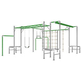 Lifespan Kids Play Centres Junior Jungle Madagascar Monkey Bars with Swing Set and Flying Fox - Lifespan Kids - PREORDERS SOLD OUT ETA 2022 LKJJ-MDGSCST-B Junior Jungle Madagascar Monkey Bars with Swing Set and Flying Fox  Happy Active Kids Australia