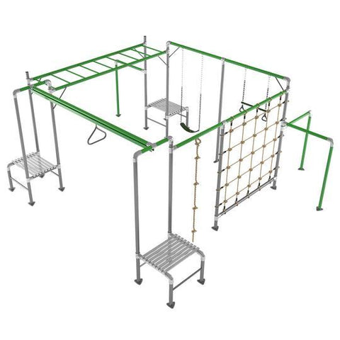 Lifespan Kids Play Centres Junior Jungle Madagascar Monkey Bars with Swing Set and Flying Fox - Lifespan Kids - PREORDERS SOLD OUT ETA 2022 LKJJ-MDGSCST-B Junior Jungle Madagascar Monkey Bars with Swing Set and Flying Fox  Happy Active Kids Australia