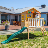 Lifespan Kids Play Houses Archie Cubby Playhouse with Green Slide - Lifespan Kids PEARCHIE-SET-GRN Buy online: Archie Cubby Playhouse with Green Slide - Lifespan Kids Happy Active Kids Australia