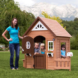 Lifespan Kids Play Houses Backyard Discovery BYD Aspen Cubby Playhouse - Lifespan Kids BYDASPEN-SET Buy online: BYD Aspen Cedar Wooden Cubby Playhouse - Happy Active Kids Happy Active Kids Australia