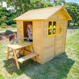 Lifespan Kids Play Houses Bandicoot Cubby House with Picnic Table and no flooring - Lifespan Kids - OUT OF STOCK PEBANDICOOT-SET-TABLE Buy online: Bandicoot Cubby House with Picnic Table without flooring Happy Active Kids Australia