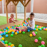 Lifespan Kids Play Houses Kingston Cubby House with Monkey Bars and Yellow Slide - Lifespan Kids 9347166060495 LKCH-KINGS-YEL Happy Active Kids Australia