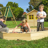 Lifespan Kids Sandpits Large Wooden Octagonal Sandpit with Wooden Cover - Lifespan Kids - OUT OF STOCK eta end May (PREORDER AVAILABLE) SANDPITLARGE-COVERSET Buy online: Large Wooden Octagonal Sandpit with Wooden Cover  Happy Active Kids Australia