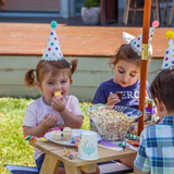 Lifespan Kids Sandpits Sunrise Sand & Water Picnic Table with Umbrella - Lifespan Kids 9347166060372 LKTB-SUNRISE-SET Buy online: Sunrise Sand & Water Picnic Table with Umbrella  Happy Active Kids Australia