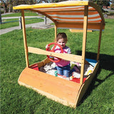 Lifespan Kids Sandpits Wooden Captain Boat Sandpit with Canopy & Wooden Cover - Lifespan Kids - OUT OF STOCK eta TBA 09347166036926 SANDPITCAPTAIN-COVERSET Buy online: Wooden Captain Boat Sandpit with Canopy & Wooden Cover Happy Active Kids Australia