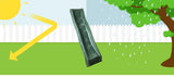 Lifespan Kids slides 2.2m Yellow Wavy Slide - Freestanding/Standalone - Lifespan Kids 09347166030719 SLIDE2.2M-YEL Buy online: 2.2m Yellow Wavy Slide - Standalone - Lifespan Kids Happy Active Kids Australia
