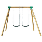 Lifespan Kids Swing Amber 3 Double Belt Wooden Swing Set - Lifespan Kids PEAMBER3-SET Buy online: Amber 3 Double Belt Wooden Swing Set - Lifespan Kids Happy Active Kids Australia