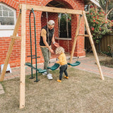Lifespan Kids Swing Forde 3-Station Swing Set - Lifespan Kids 09347166034328 PEFORDE2-SET Buy online: Forde 3-Station Wooden Swing Set - Lifespan Kids Happy Active Kids Australia
