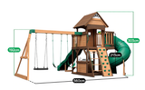 Lifespan Kids Swing Sets & Playsets Backyard Discovery Cedar Cove Play Centre - Lifespan Kids 752113001053 BDPC-CEDCOV-SET Happy Active Kids Australia