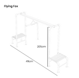 Lifespan Kids Swing Sets & Playsets Junior Jungle Monsoon Flying Fox and Climbing Ropes - Lifespan Kids 9347166055521 LKJJ-MONSNST Happy Active Kids Australia