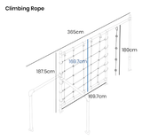 Lifespan Kids Swing Sets & Playsets Junior Jungle Monsoon Flying Fox and Climbing Ropes - Lifespan Kids 9347166055521 LKJJ-MONSNST Happy Active Kids Australia