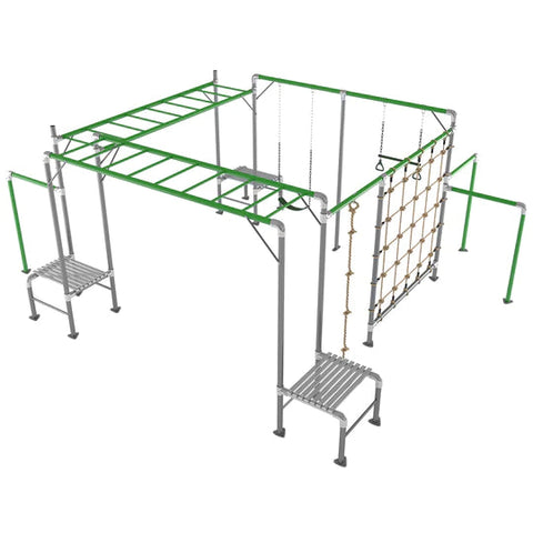 Lifespan Kids Swing Sets & Playsets Junior Jungle Tanzania Monkey Bars with Swings and Ropes - Lifespan Kids 9347166065070 LKJJ-TANZANIAST Happy Active Kids Australia