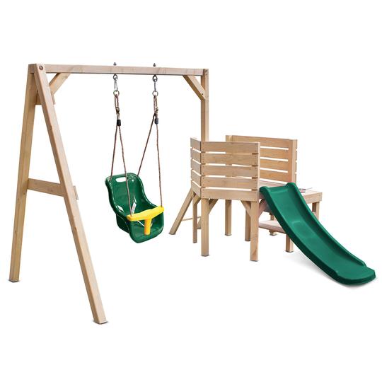 Lifespan Kids Swing Sets & Playsets Poppy Toddler Junior Wooden Play Centre with slide - Lifespan Kids (Please contact us for shipping quote) LKPC-POPPY-SET Happy Active Kids Australia