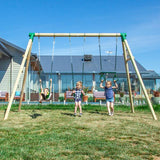 Lifespan Kids Swing Wesley Double Swing With Trapeze - Lifespan Kids PEWESLEY2-SET Buy online: Wesley Double Swing With Trapeze - Lifespan Kids Happy Active Kids Australia