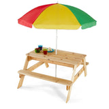 Plum Outdoor Settings Plum® Wooden Picnic Kids Table with Outdoor Umbrella 5036523040785 25075 Buy online: Plum® Wooden Kids Picnic Table with Umbrella -AUS delivery Happy Active Kids Australia