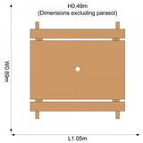 Plum Outdoor Settings Plum® Wooden Picnic Kids Table with Outdoor Umbrella 5036523040785 25075 Buy online: Plum® Wooden Kids Picnic Table with Umbrella -AUS delivery Happy Active Kids Australia