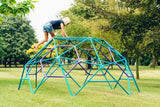 Plum Play Centres Plum® Phobos Metal Dome Climbing Frame - Teal/Purple 5036523062060 22404 Buy online: Plum® Phobos Metal Dome Climbing Frame - Teal/Purple  Happy Active Kids Australia