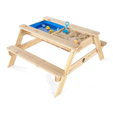 Plum Sandpits Plum® Surfside Wooden Sand and Water Play Picnic Table 5036523041041 25078 Buy online: Plum® Surfside Wooden Sand & Water Play Kids Picnic Table Happy Active Kids Australia