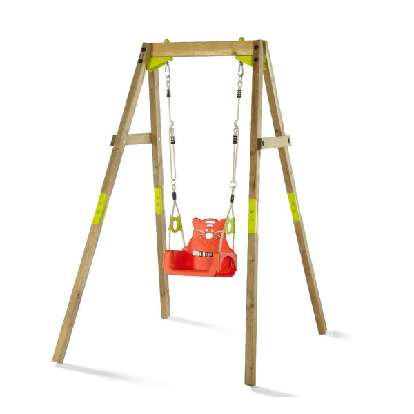 Buy online Plum® Growing Wooden Swing Set Happy Active Kids