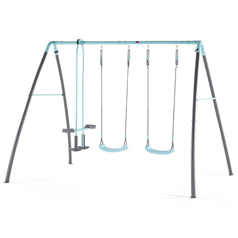 Plum Swing Plum® Premium Metal Double Swing & Glider with Water Mist - OUT OF STOCK eta TBA 5036523059695 27611 Buy online: Plum® Premium Metal Double Swing & Glider with Water Mist  Happy Active Kids Australia