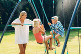Plum Swing Plum® Premium Metal Single Swing Set and Glider with Water Mist 27626 Buy online: Plum® Premium Metal Single Swing Set & Glider with Mist  Happy Active Kids Australia