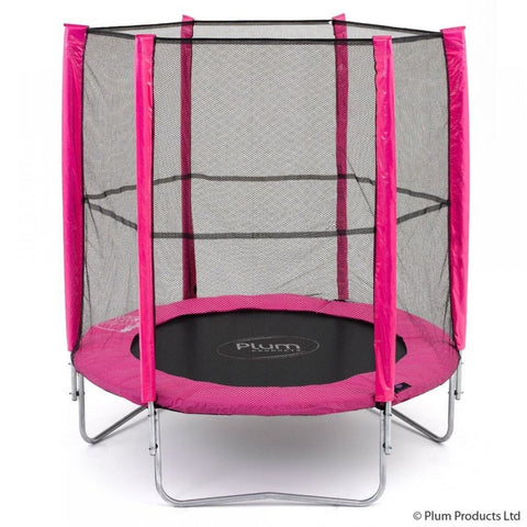 Plum Trampoline Plum® 6ft Junior Trampoline & Enclosure - Pink 5036523032506 30109 Buy Online: Plum® 6ft Junior Trampoline & Enclosure in Pink Happy Active Kids Australia