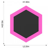 Plum Trampoline Plum® 7ft Junior Trampoline & Enclosure Spring Safe in Pink 5036523044547 30189 Buy online: Plum® 7ft Junior Trampoline & Enclosure SpringSafe in Pink Happy Active Kids Australia