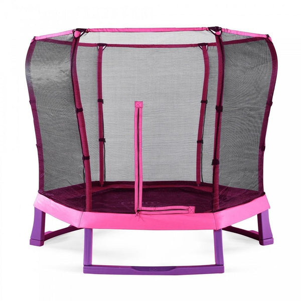 Plum Trampoline Plum® 7ft Junior Trampoline & Enclosure Spring Safe in Pink 5036523044547 30189 Buy online: Plum® 7ft Junior Trampoline & Enclosure SpringSafe in Pink Happy Active Kids Australia