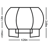 Plum Trampoline Plum® Space Zone V3 14ft Trampoline & Enclosure - OUT OF STOCK eta TBA 5036523054768 30220AA82 Buy online: Plum® Space Zone V3 14ft Trampoline & Enclosure Happy Active Kids Australia