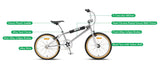 Progear Bikes Ride Classic 20" Metallic Chrome Kids BMX - Progear Bikes 09347166041364 BIKPBMXCP Buy online: Classic 20" Metallic Chrome Kids BMX - Progear Bikes Happy Active Kids Australia